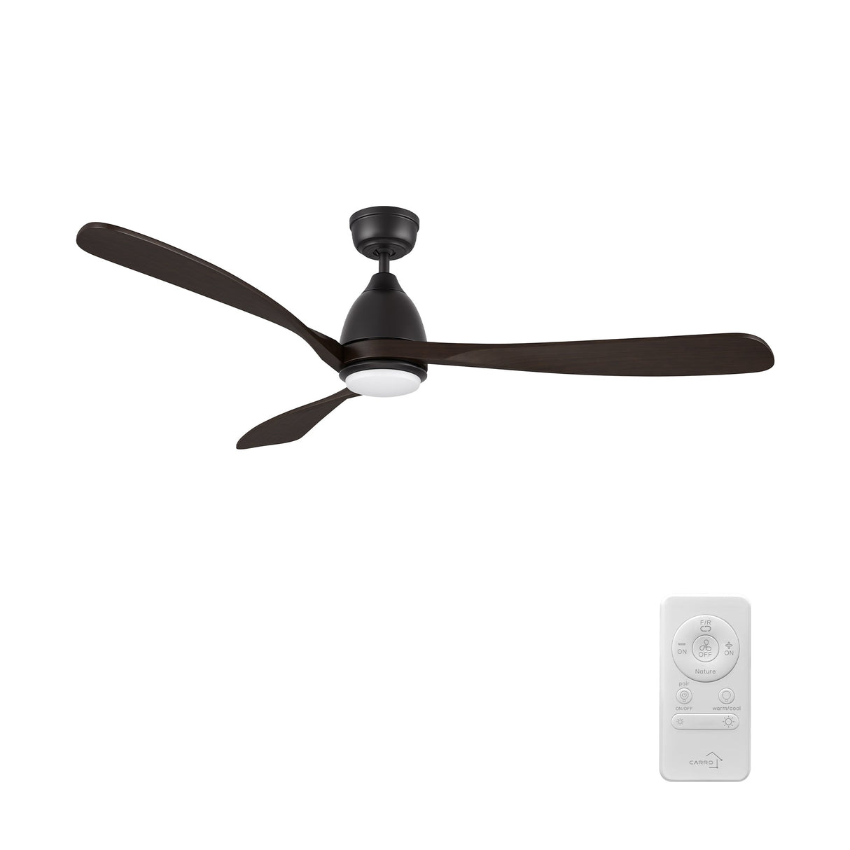 VIENNA 60 In 3 Blade Smart Ceiling Fan With Integrated LED Lights With Remote Control