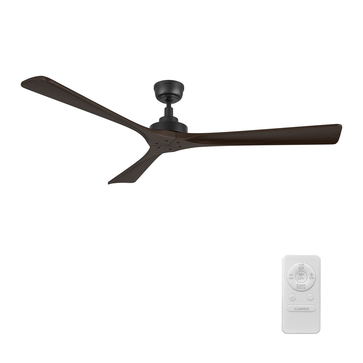 ATHENA 60 In 3 Blade Smart Ceiling Fan Without  LED  Lights With Remote Control