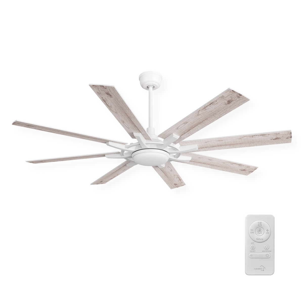 MASSIMO 60 In 8 Blade Smart Ceiling Fan With Integrated LED Lights With Remote