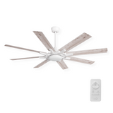 MASSIMO 60 In 8 Blade Smart Ceiling Fan With Integrated LED Lights With Remote