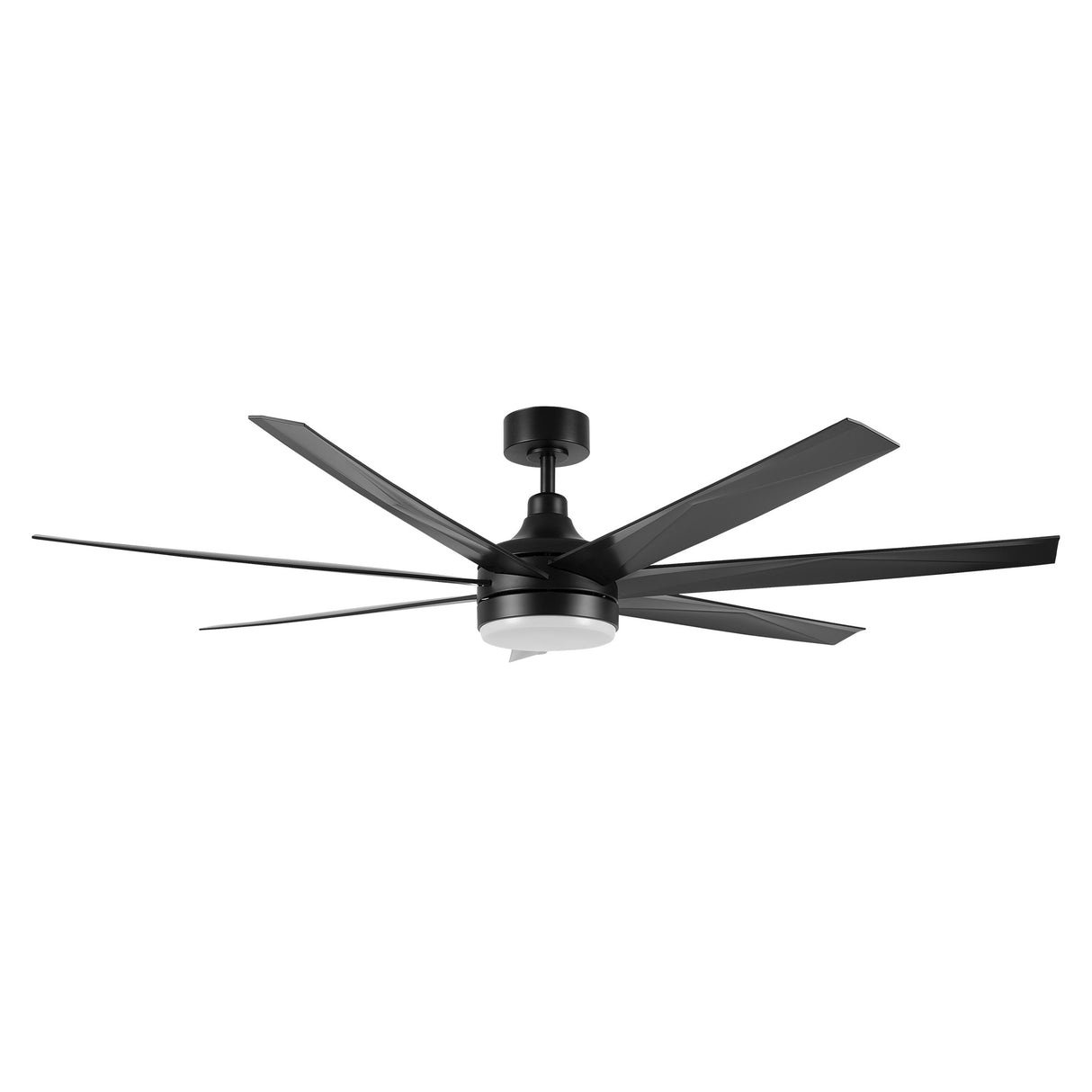KIMA 65 In 7 Blade Smart Ceiling Fan With Integrated LED Lights With Remote