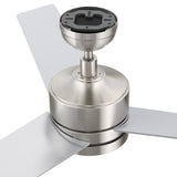 SANTANA 52 In 3 Blade Smart Ceiling Fan With Integrated LED Lights With Wall Control