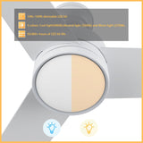 SANTANA 52 In 3 Blade Smart Ceiling Fan With Integrated LED Lights With Wall Control