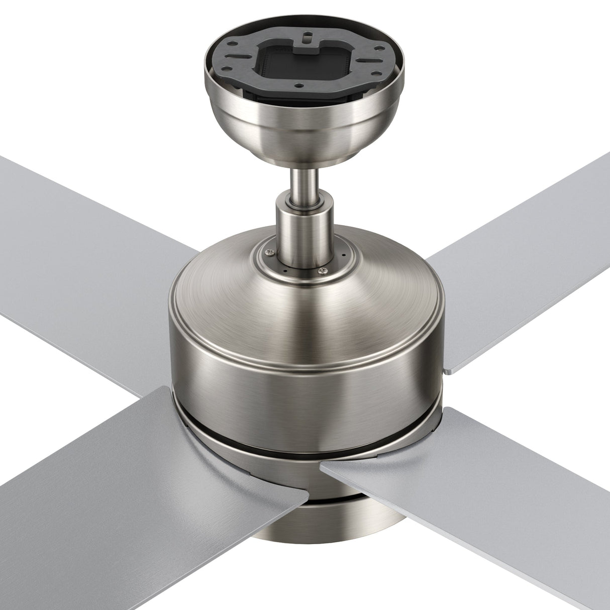 SANTANA 52 In 4 Blade Smart Ceiling Fan With Integrated LED Lights With Wall Control