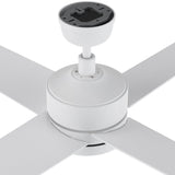SANTANA 52 In 4 Blade Smart Ceiling Fan With Integrated LED Lights With Wall Control