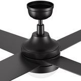 KIMBALL 52 In 4 Blade Smart Ceiling Fan With Integrated LED Lights With Wall Control