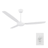 OBERON 56 In 3 Blade Smart Ceiling Fan Without  LED  Lights With Wall Control