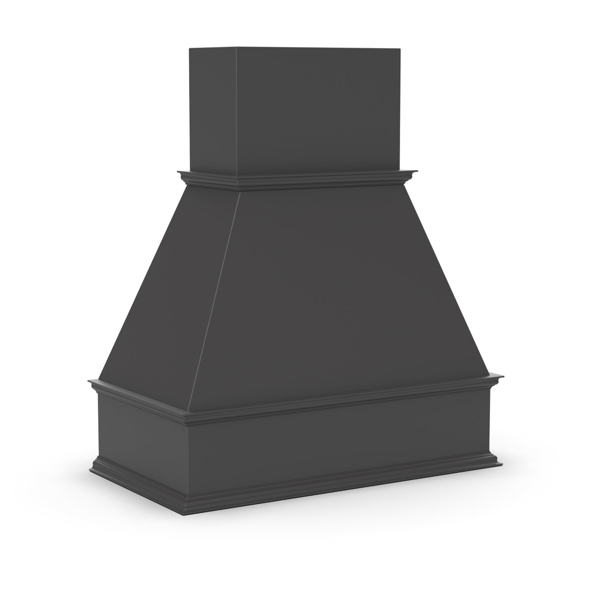 RTA - Liberty Shaker Grey - Chimney Hood - 34.5"W x 53"H x 24"D - LSG-CH36