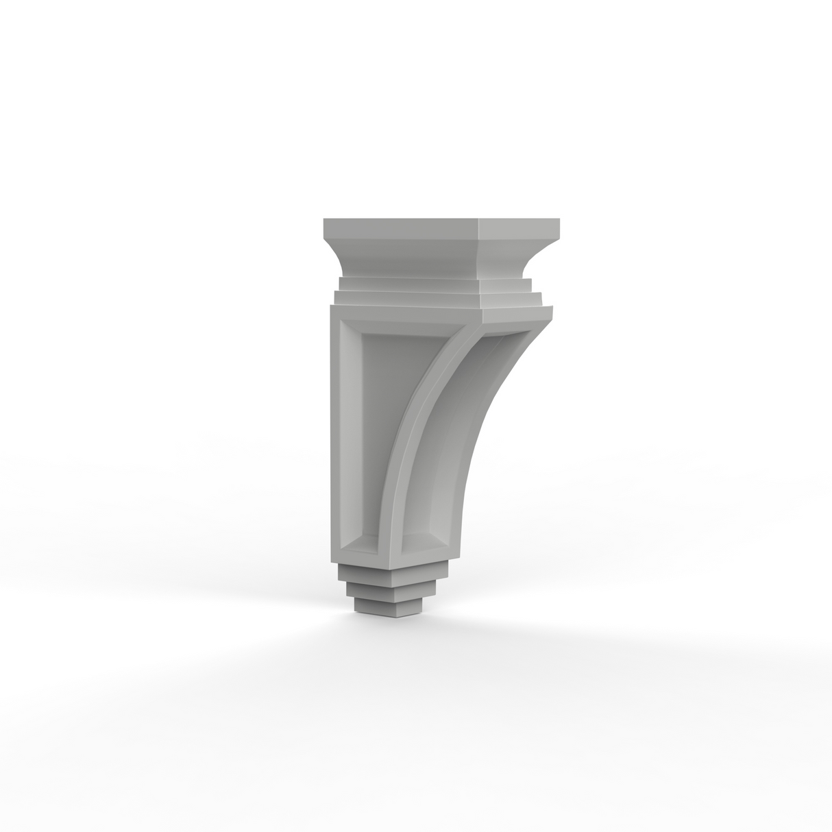 Liberty Shaker Ashen - 3 Inch Structural Accessories - 3" Width x 12" Height x 5" Depth