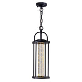 Greenwood LED Black Outdoor Pendant