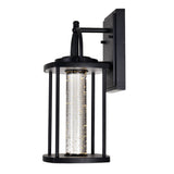 Greenwood LED Black Outdoor Wall Lantern 14 Inch