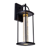 Greenwood LED Black Outdoor Wall Lantern 18 Inch