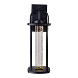 Greenwood LED Black Outdoor Wall Lantern 18 Inch
