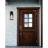 Greenwood LED Black Outdoor Wall Lantern 18 Inch