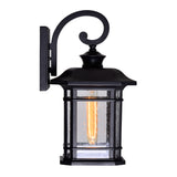 Blackburn 1 Light Black Outdoor Wall Lantern 17-inch