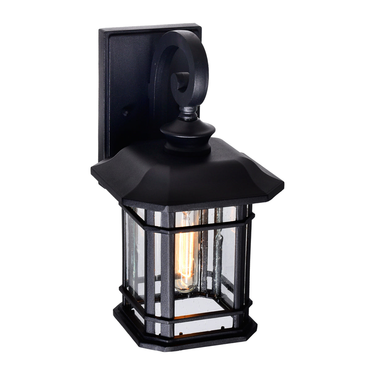 Blackburn 1 Light Black Outdoor Wall Lantern 13-inch