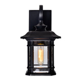 Blackburn 1 Light Black Outdoor Wall Lantern 13-inch