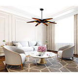 Amar 6 Light  Matte Black Chandelier
