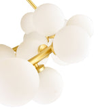 Arya 70 Light Satin Gold Chandelier
