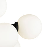 Arya 17 Light Black Vanity Light
