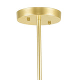Savannah 6 Light 16in Gold Leaf Chandelier