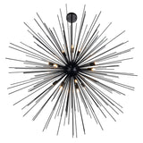 Savannah 14 Light 40in Black Chandelier