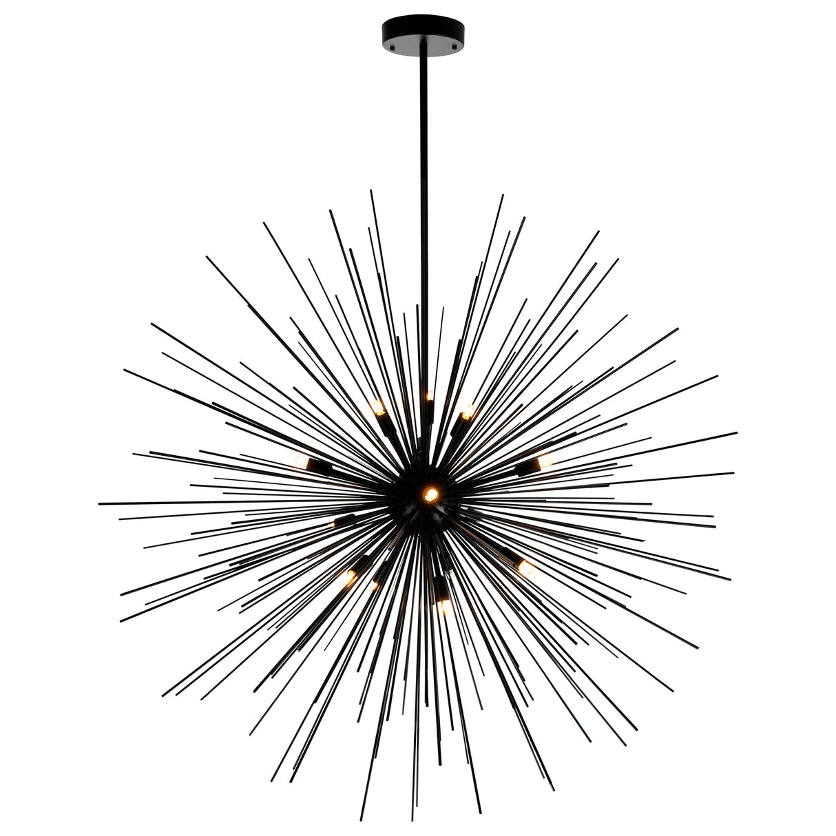 Savannah 14 Light 40in Black Chandelier