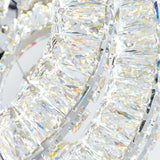 Celina Integrated LED 26in 5 Ring Chrome Chandelier
