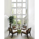 Celina Integrated LED 34in 6 Ring Chrome Chandelier