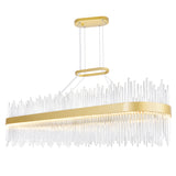 Genevieve Integrated LED 47in Medallion Gold Chandelier