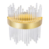 Genevieve LED Wall Sconce With Medallion Gold Finish