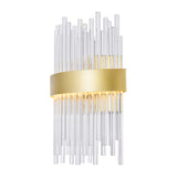 Genevieve LED Wall Sconce With Medallion Gold Finish
