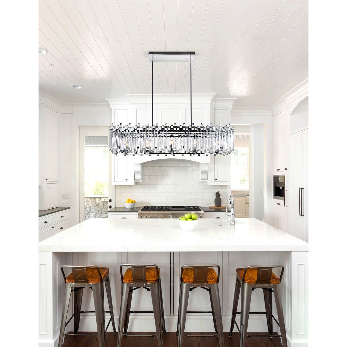 Henrietta 10 Light Chandelier With Chrome Finish