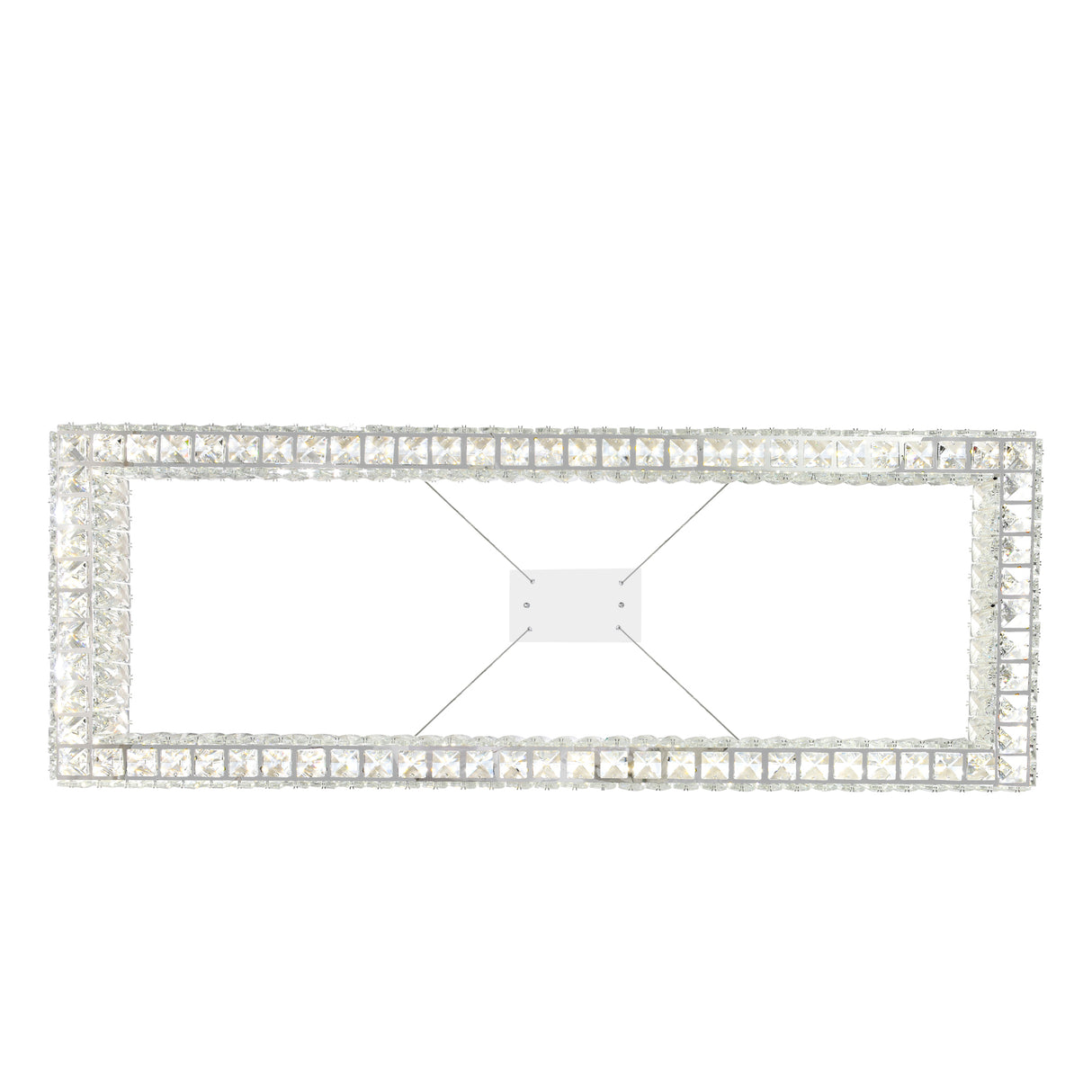 Felicity Integrated LED 52in Chrome Chandelier