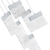 Carolina Integrated LED 16in Pewter Chandelier