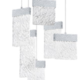 Carolina Integrated LED 16in Pewter Chandelier