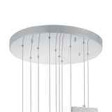 Carolina Integrated LED 20in Pewter Chandelier