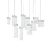 Carolina Integrated LED 40in Pewter Chandelier