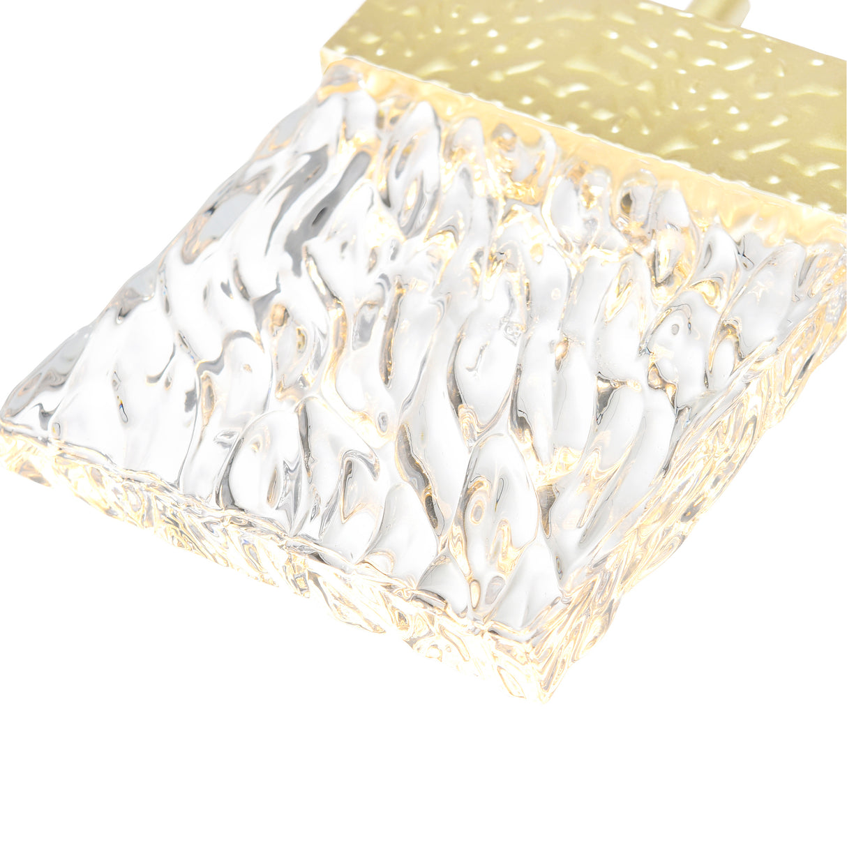 Carolina Integrated LED 40in Gold Leaf Chandelier