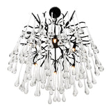 Anita 6 Light Black Chandelier