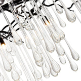 Anita 6 Light Black Chandelier