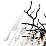 Anita 12 Light Black Chandelier