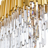 Deco 9 Light Medallion Gold Pool Table Light