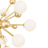 Element 8 Light 16in Sun Gold Chandelier