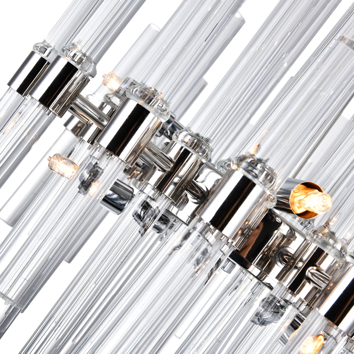 Miroir 8 Light 16in Polished Nickel Chandelier