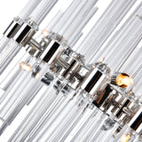 Miroir 8 Light 16in Polished Nickel Chandelier