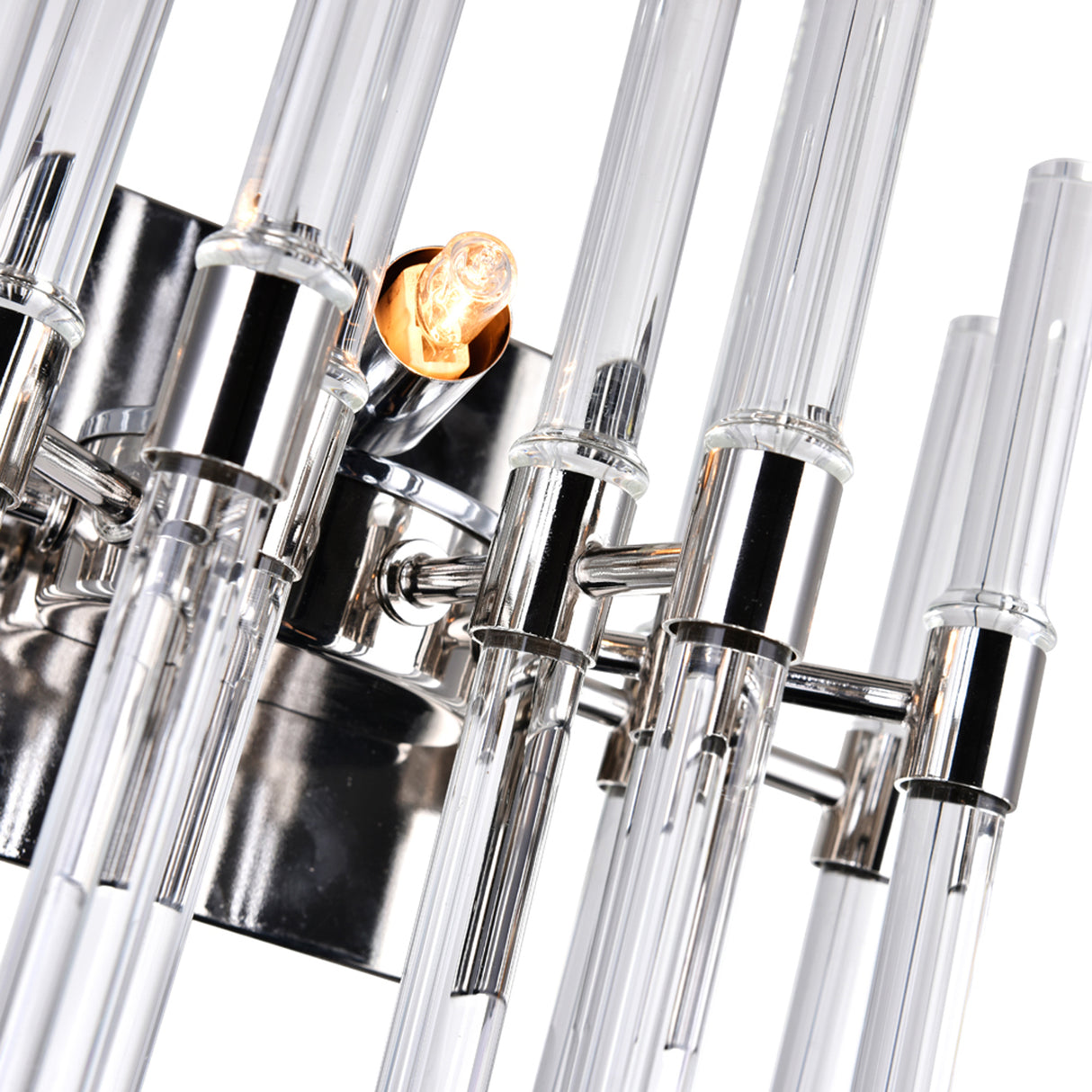 Miroir 2 Light 18in Polished Nickel Wall Light