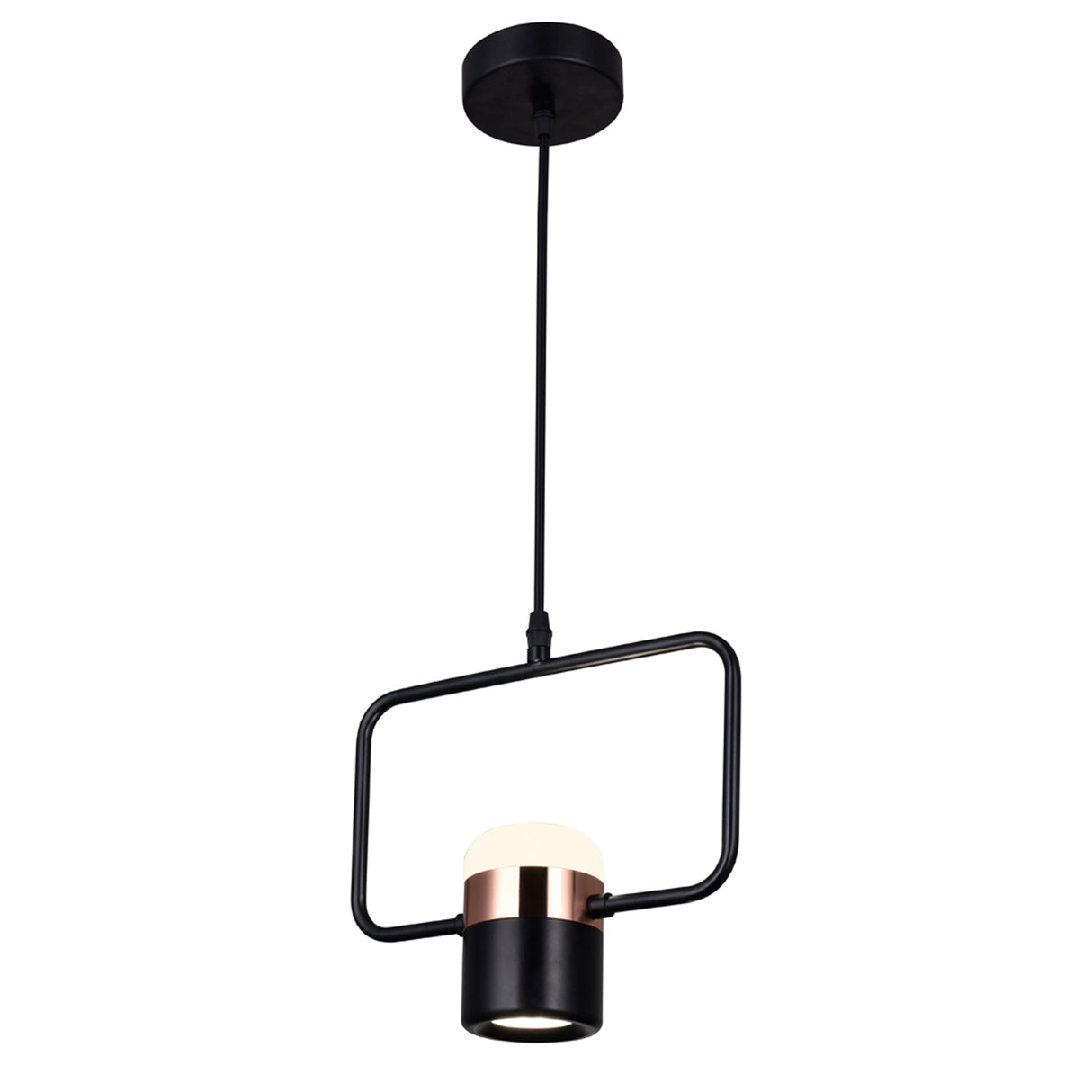 Moxie LED Down Mini Pendant Light With Black Finish
