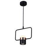 Moxie LED Down Mini Pendant Light With Black Finish