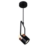 Moxie LED Down Mini Pendant Light With Black Finish